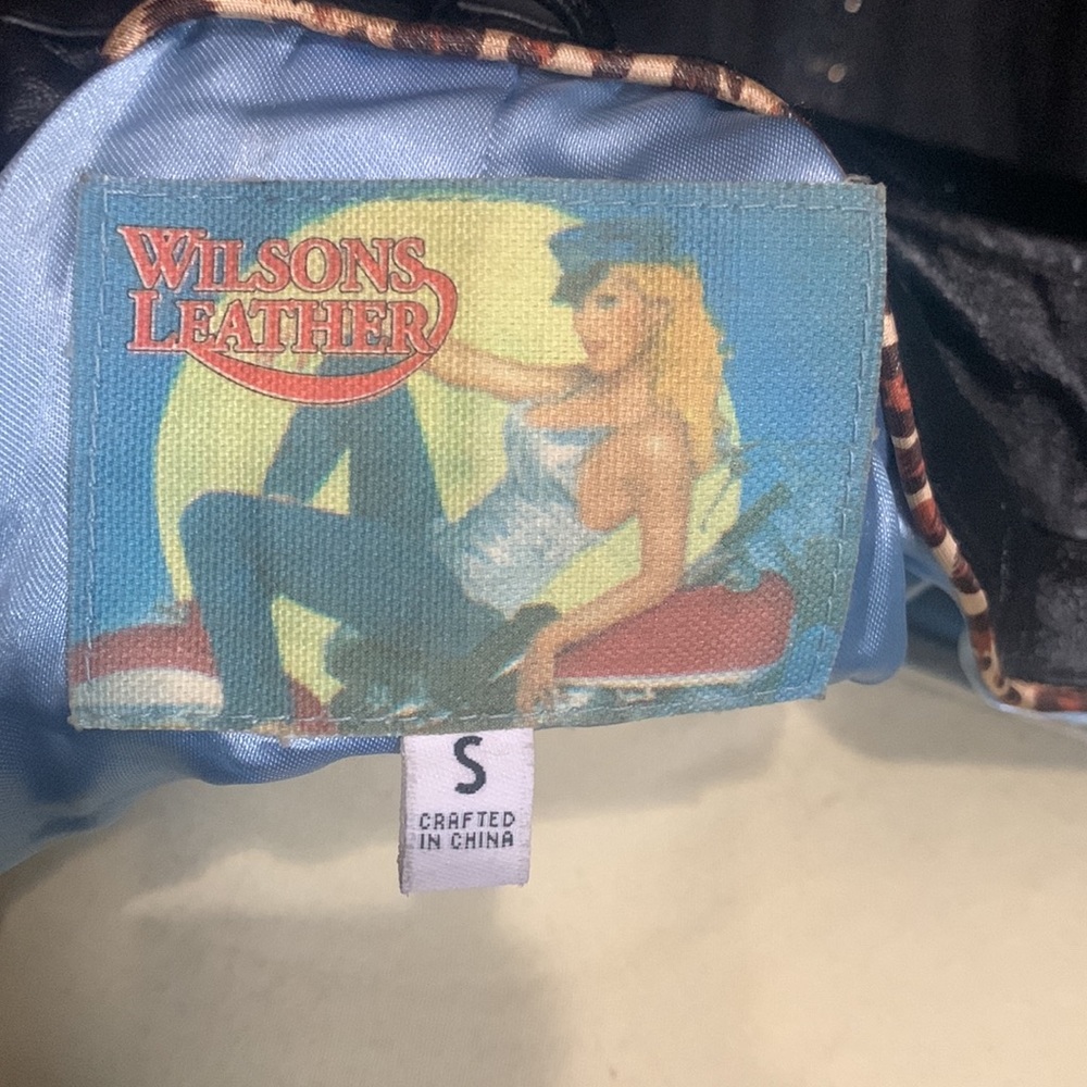 Wilson’s womens leather motorcycle jacket - Picture 7 of 12